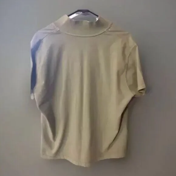 Woolrich Women’s Large Oversized Collared Top Army Green - Picture 3 of 3